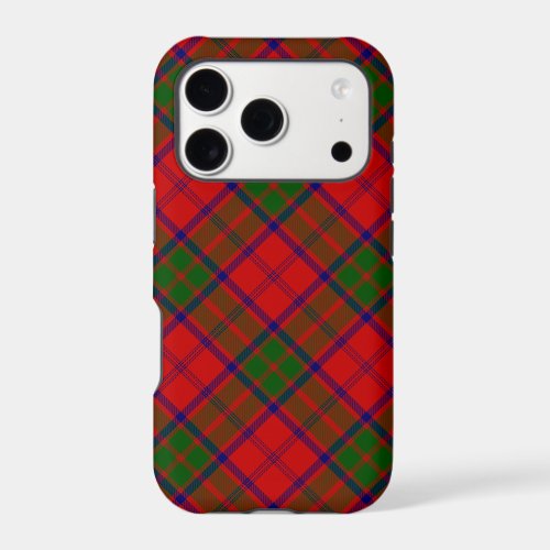 Grant tartan red green plaid iPhone 17 pro case