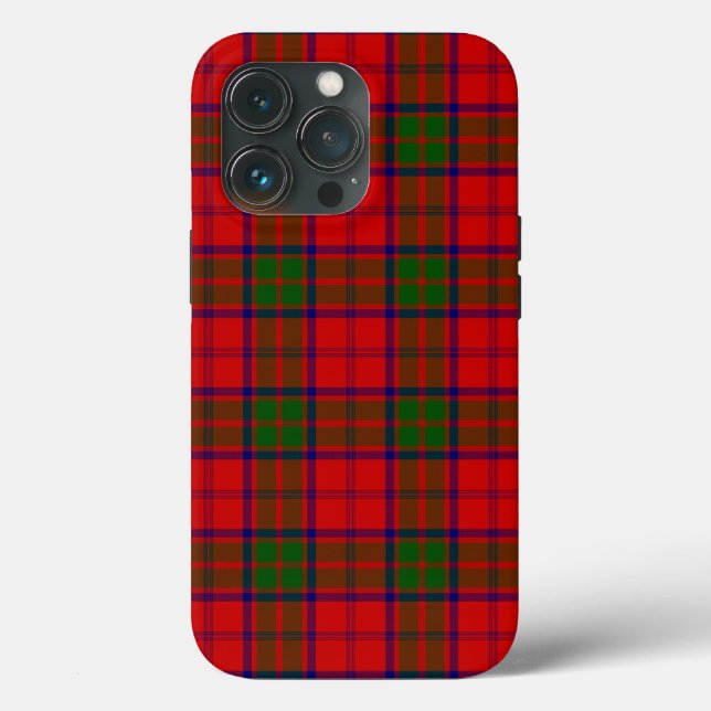 Grant tartan red green plaid Case-Mate iPhone case (Back)