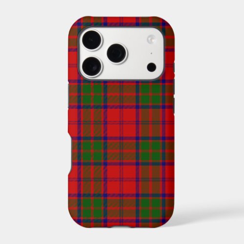 Grant tartan red green plaid iPhone 17 pro case