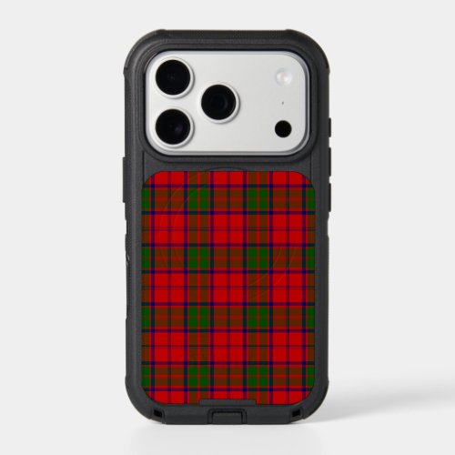Grant tartan red green plaid iPhone 17 pro case