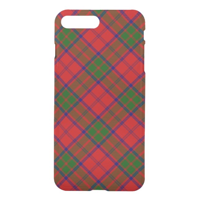 Grant tartan red green plaid uncommon iPhone case (Back)