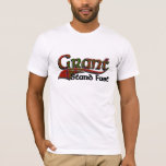 Grant Tartan Stand Fast Black T-Shirt