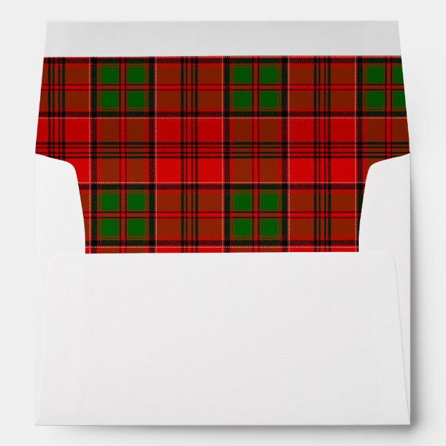 Grant Tartan Wedding Envelopes (Back (Bottom))