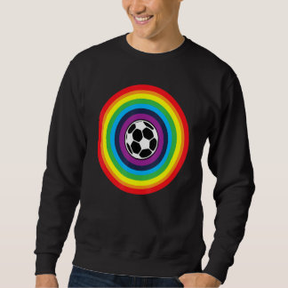 Grant Wahl Rainbow LGBT Rainbow Colours Soccer Foo Sweatshirt