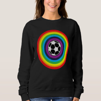Grant Wahl Rainbow LGBT Rainbow Colours Soccer Foo Sweatshirt