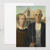 Grant Wood - American Gothic (Front/Back)