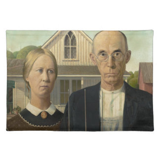 Grant Wood American Gothic Placemat