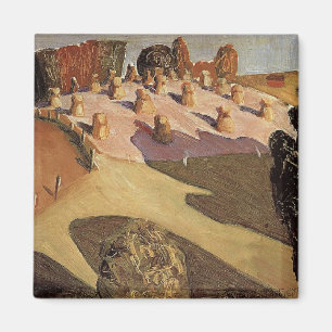 Grant Wood - Iowa Landscape Magnet