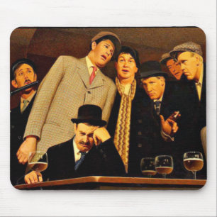 Grant Wood - Sentimental Ballad Mouse Pad