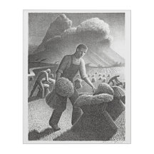 Grant Wood's Approaching Storm