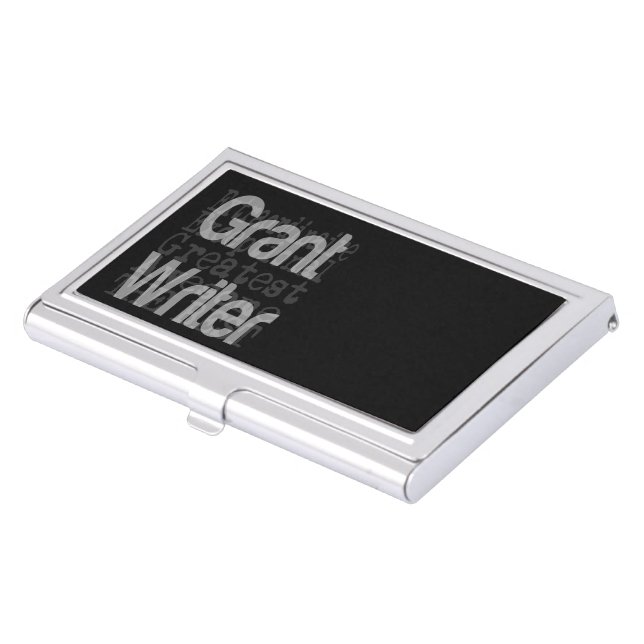 Grant Writer Extraordinaire Business Card Case (Front)