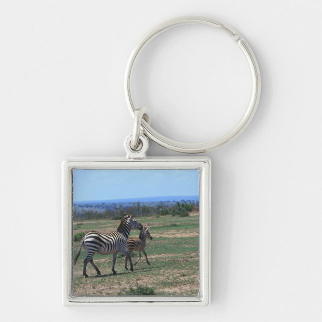 Grant Zebra Keychain (Front)