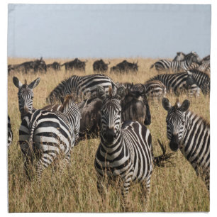 Grant's Zebra Cloth Napkin