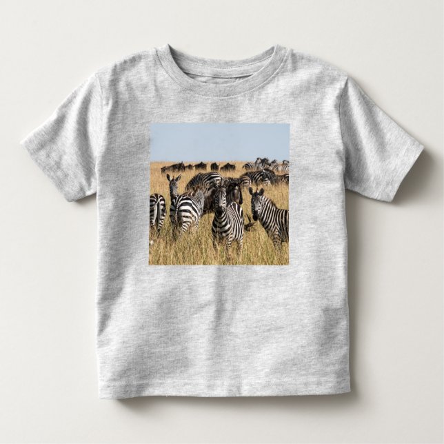 Grant's Zebra Toddler T-Shirt (Front)