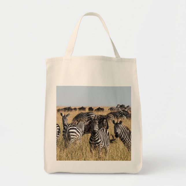 Grant's Zebra Tote Bag (Front)