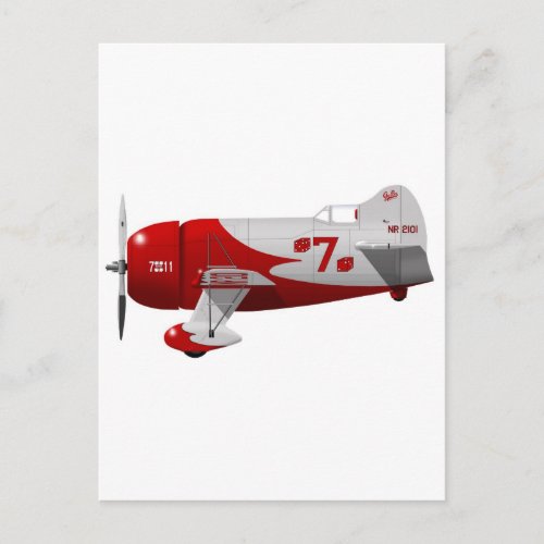 Granville Brothers Aircraft  Gee Bee R_1 Postcard