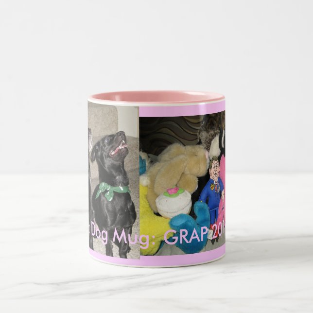 GRAP 2010 Pink Two-Tone Coffee Mug (Center)