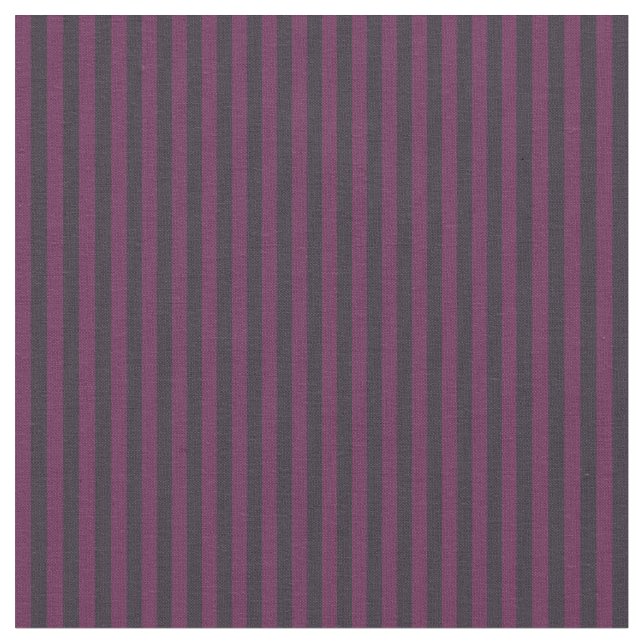 Grape and Dark Purple Stripes Fabric (Close Up)