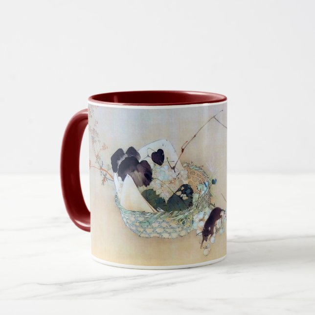 Grape and Mouse, Watanabe Seitei Mug (Front Left)