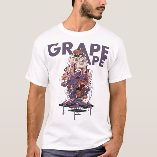 Grape Ape illustration graphic 2   T_Shirt