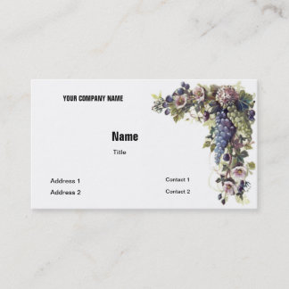 Grape Business Card Template