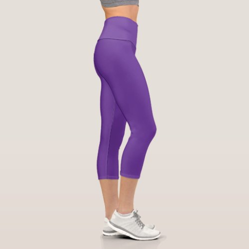 Grape Capri Leggings