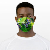 grape clusters face  mask (Worn)