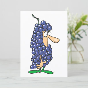 Grape Costume Invitation