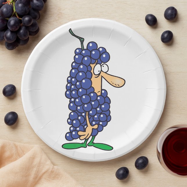 Grape Costume Paper Plates (Creator Uploaded)