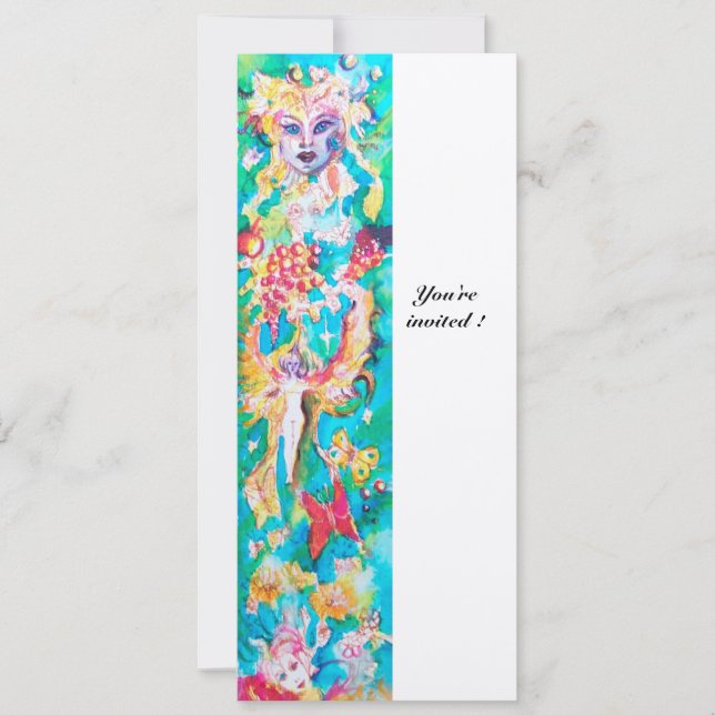 GRAPE FAIRY TALE 5 metallic champagne Invitation (Front)