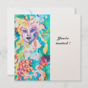 GRAPE FAIRY TALE metallic champagne Invitation