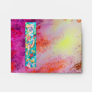 GRAPE FAIRY TALE ,red purple pink yellow Envelope