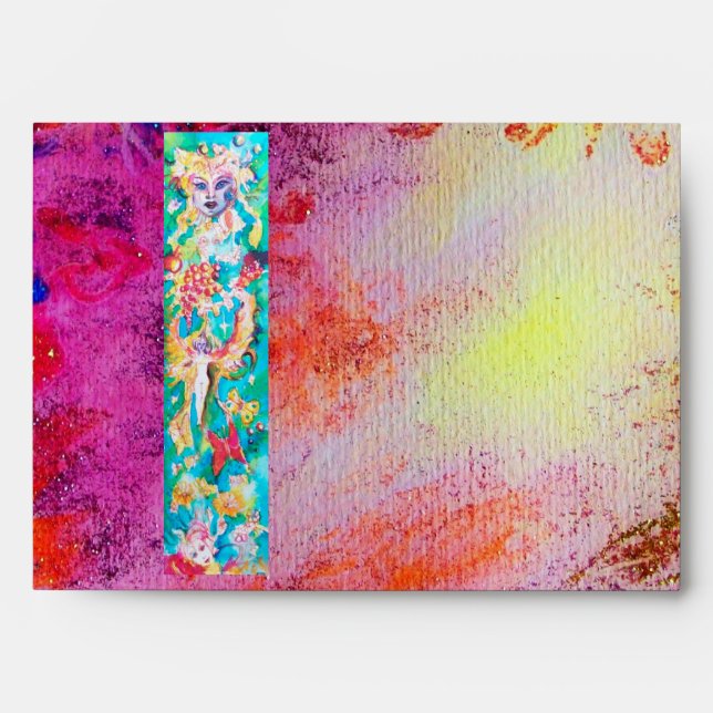 GRAPE FAIRY TALE  ,red purple pink yellow Envelope (Front)