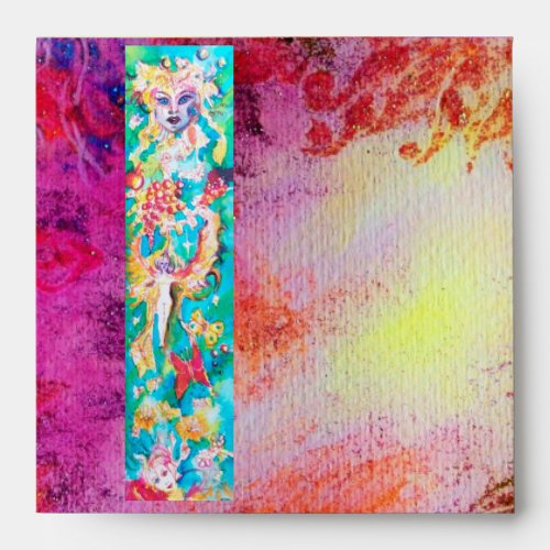 GRAPE FAIRY TALE  red purple pink yellow Envelope