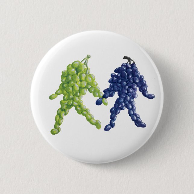 Grape Friends Button (Front)