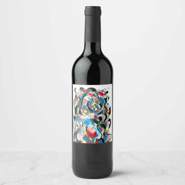 Grape galaxy wine label (Front)