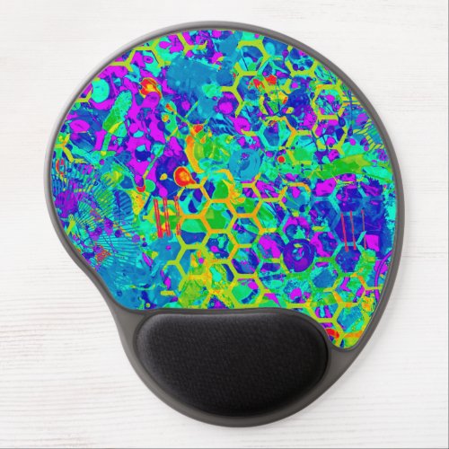 Grape Garden Abstract Gel Mouse Pad