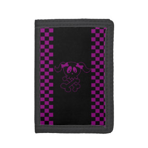 Grape Girly Skull Wallet