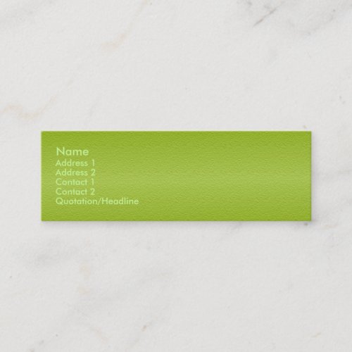 Grape Green Sandstone Profile Card Business Card Templates