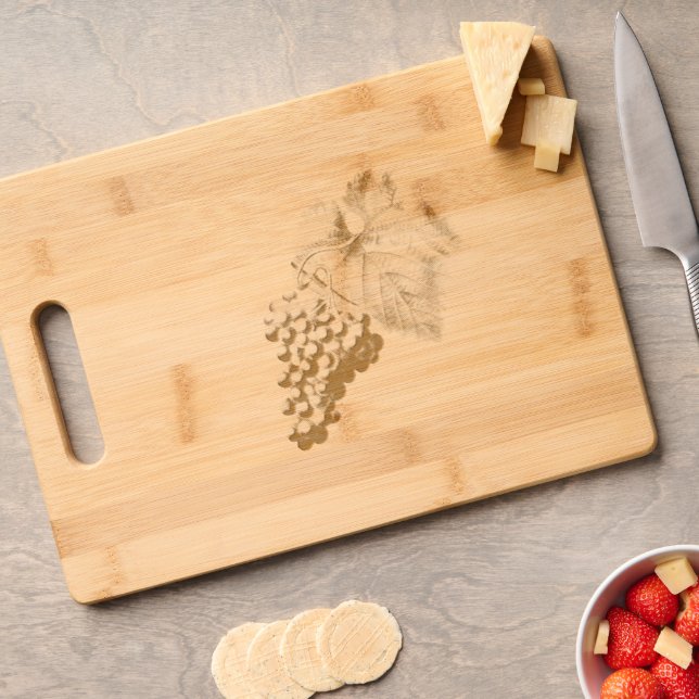 Grape Harvest Charcuterie Fruit  Engraved Cutting Board (Cheese)