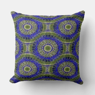 Grape Hyacinth Garden..... Throw Pillow