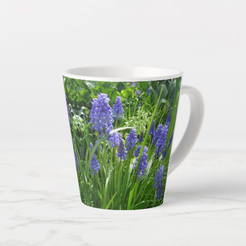 Grape Hyacinth Latte Mug
