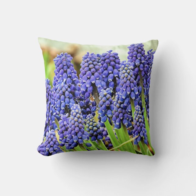 Grape hyacinths - pillow (Front)