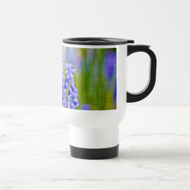 Grape Hyacinths Travel Mug (Right)