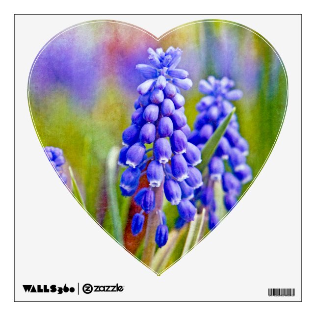 Grape Hyacinths Wall Decal (Front)