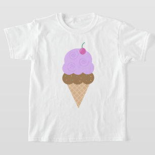 Grape Ice Cream Cone T-Shirt