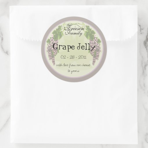 Grape Jelly label 3b | Zazzle