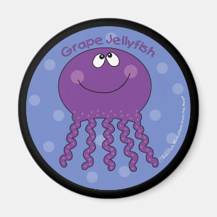 Grape Jellyfish Magnet