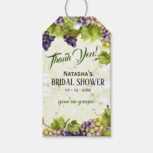 Grape Mediterranean Vineyard Garden Gift Tags