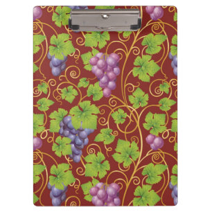 Grape Pattern Clipboard